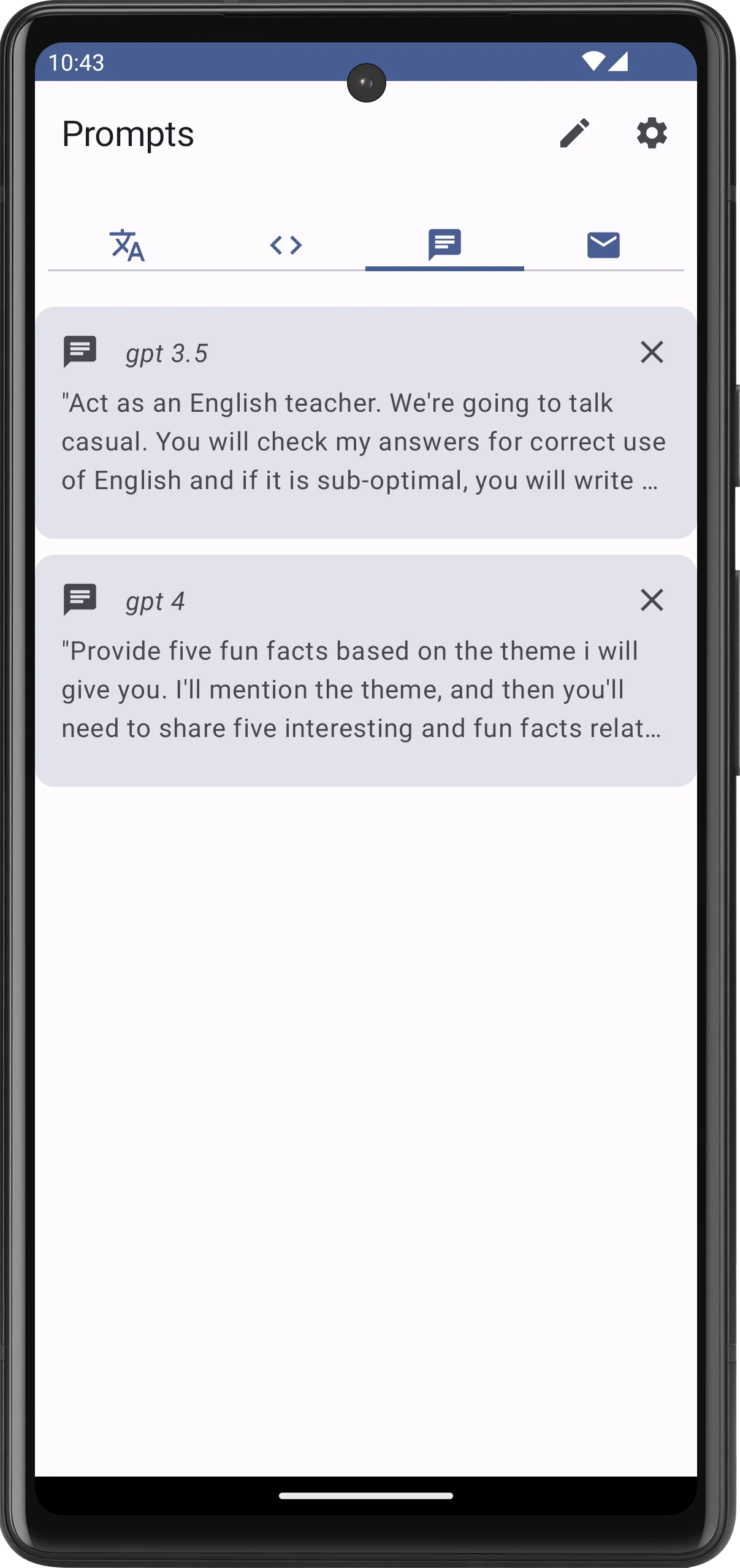 Chat with OpenAI gallery preview 2