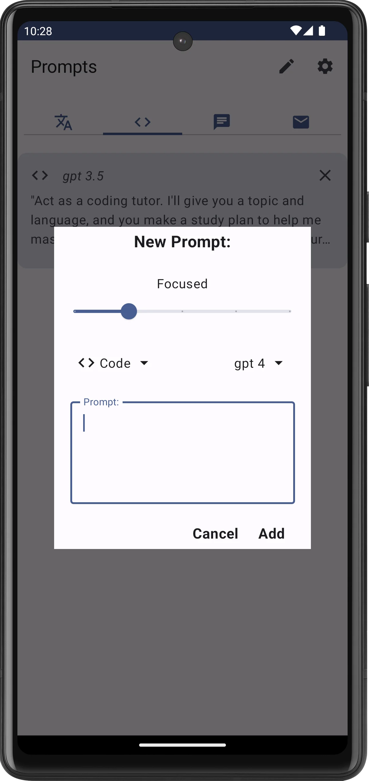 Chat with OpenAI gallery preview 3